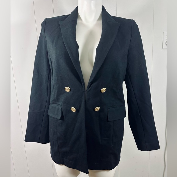 Chico's Jackets & Blazers - NWT Chicos Women’s Black Ponte Blazer Jacket Career Size 2/US 12
